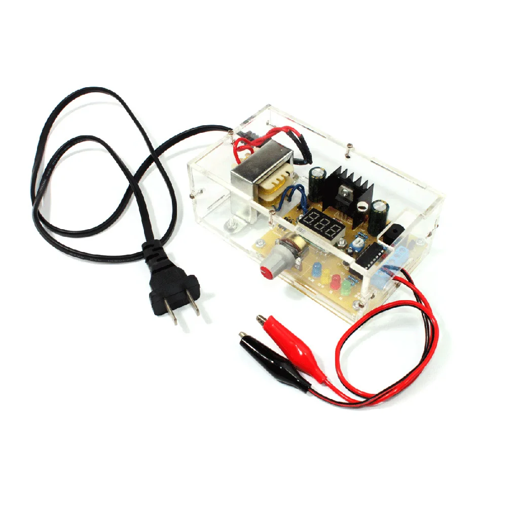 LM317 1 25 V 12V постоянного регулируется Напряжение Питание DIY Kit ЕС|Детали и