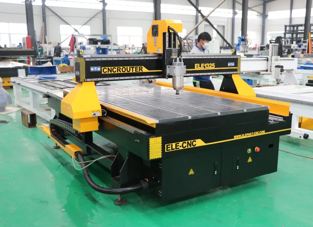 Синий слон завод искусство резьба по дереву cnc маршрутизатор 1325 4 оси дерево 3D CNC