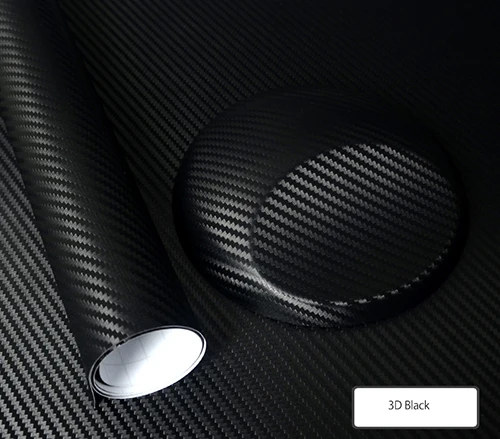 3D black 500 мм x 2000 мм 3D виниловая пленка из углеродного волокна для автомобиля, водостойкая пленка для стайлинга автомобиля, аксессуары для автомобиля, аксессуары для мотоцикла - Название цвета: 3D black