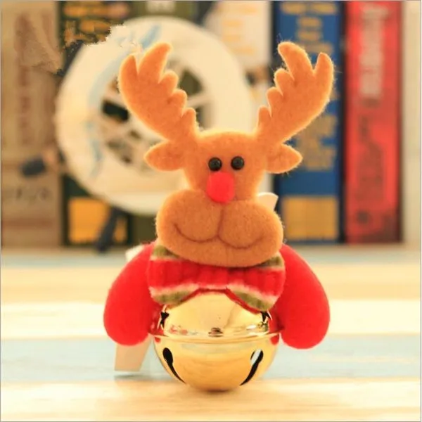 Jingle колокольчики Рождественская елка украшения Санта-Клаус натальный Колокольчик Рождественские украшения для дома Рождественский кулон Navidad год