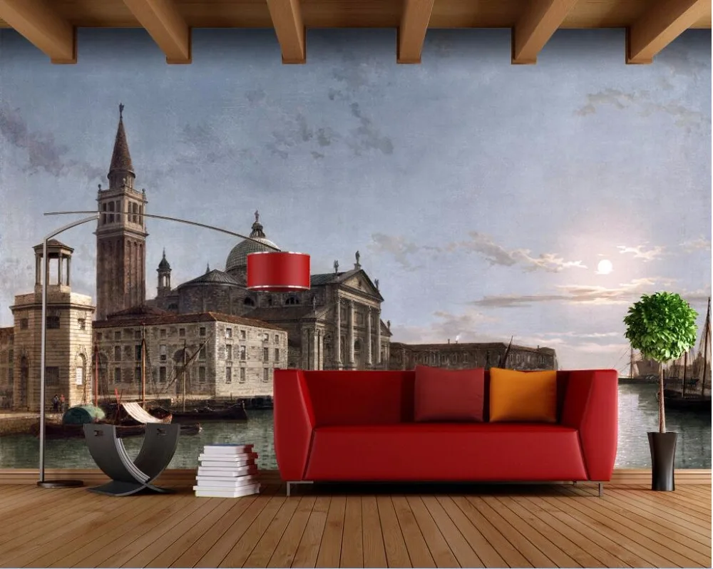 Настенные 3D обои на заказ декор для комнаты в ретро стиле Ностальгический