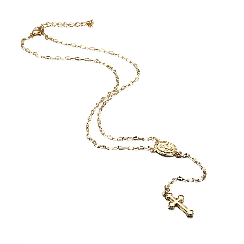 Женское Ожерелье чокер золотое ожерелье с цепочкой украшенное блестками