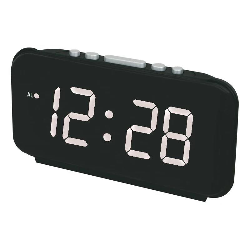 Hot Digital LED Alarm Clock EU Plug AC Power Electronic Table Clocks With 1.8 Large led Display Home decors Gift For Kids | Дом и сад