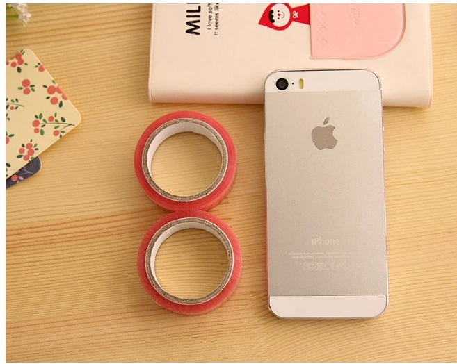 1 шт. ярко-розовые кружевные прозрачные Васи клейкие ленты для маскировки