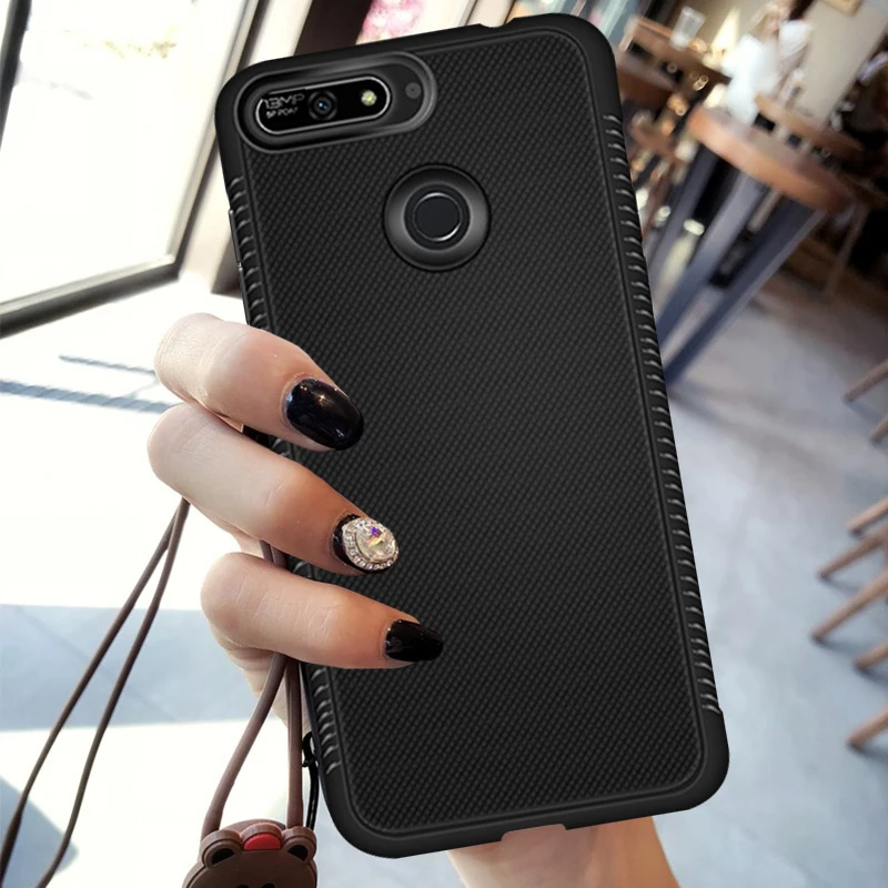 Мягкий чехол для huawei Y6 Prime Y7 Y8 2019 Y9 Honor 7A Pro 5 7 7C силиконовые дышащая крышка Fundas 99