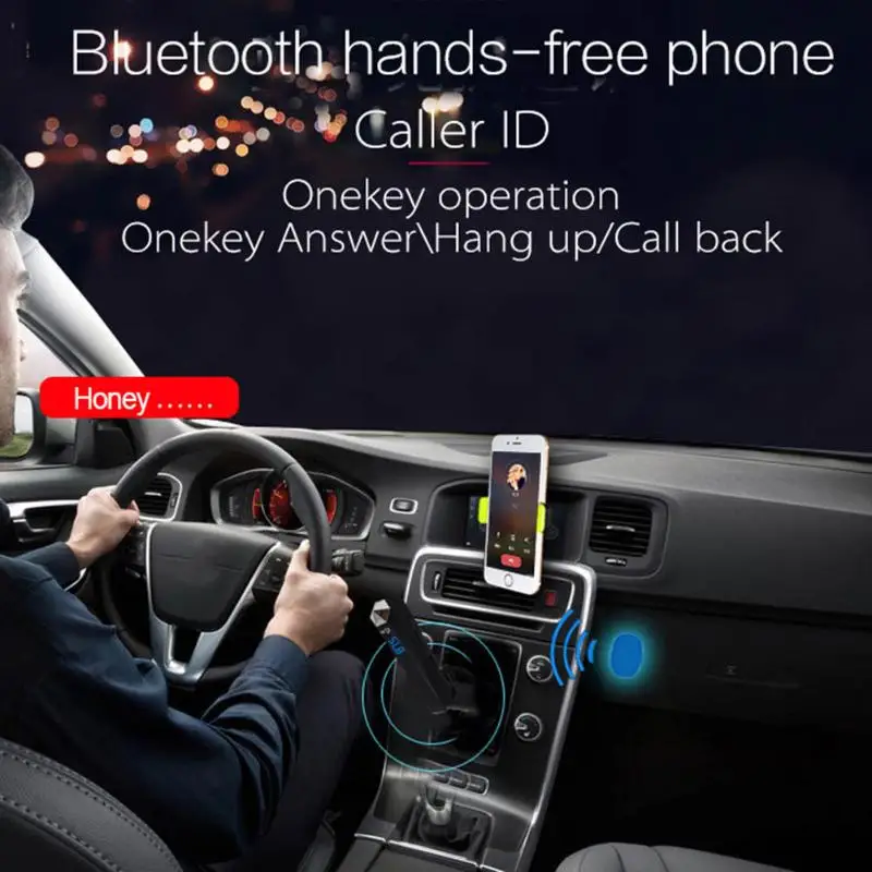 1 шт. Bluetooth Автомобильный fm передатчик модулятор Mp3 плеер беспроводной громкой