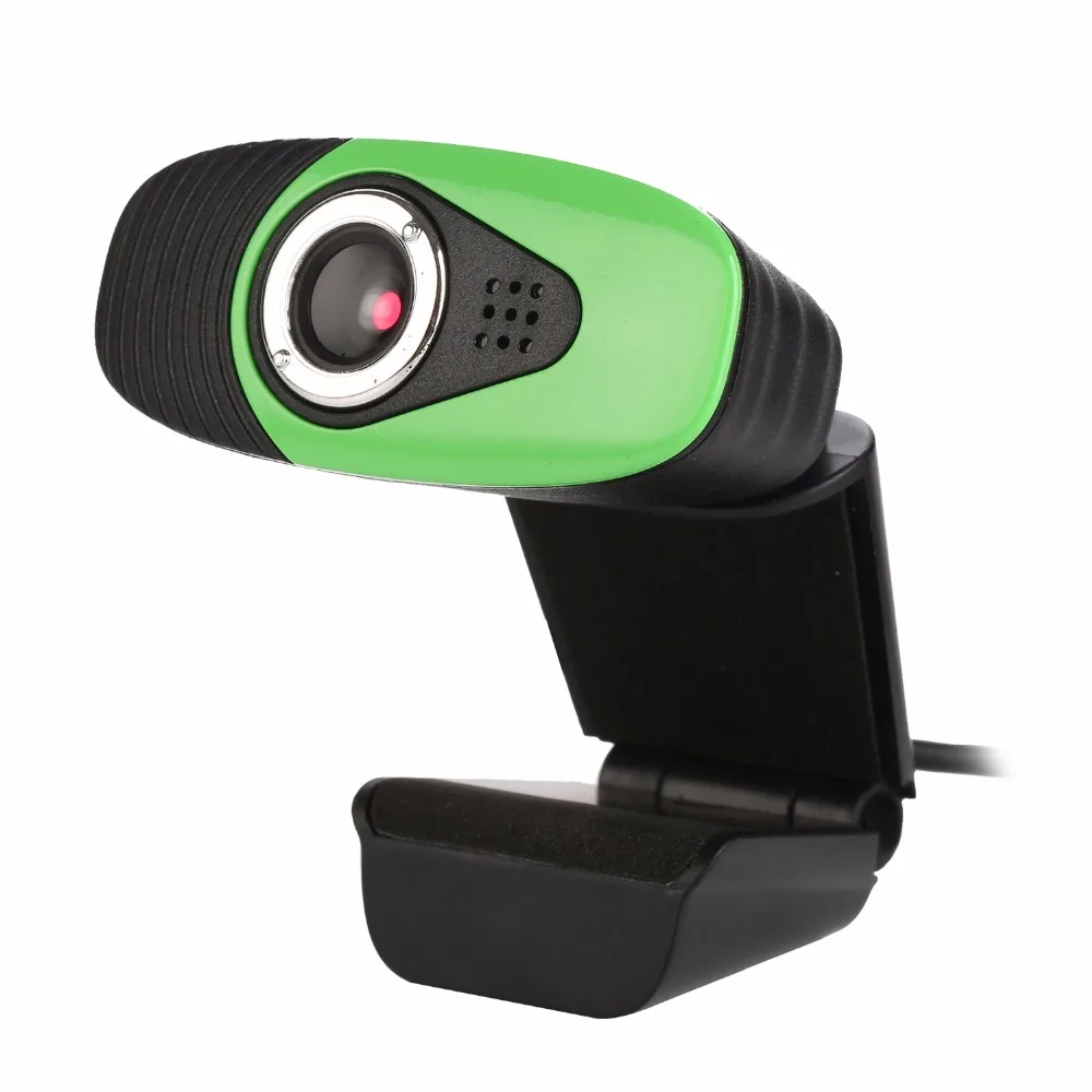 Webcam HD 480P PC Camera with Absorption Microphone MIC for Skype Android TV Rotatable Computer USB Web Cam | Компьютеры и офис