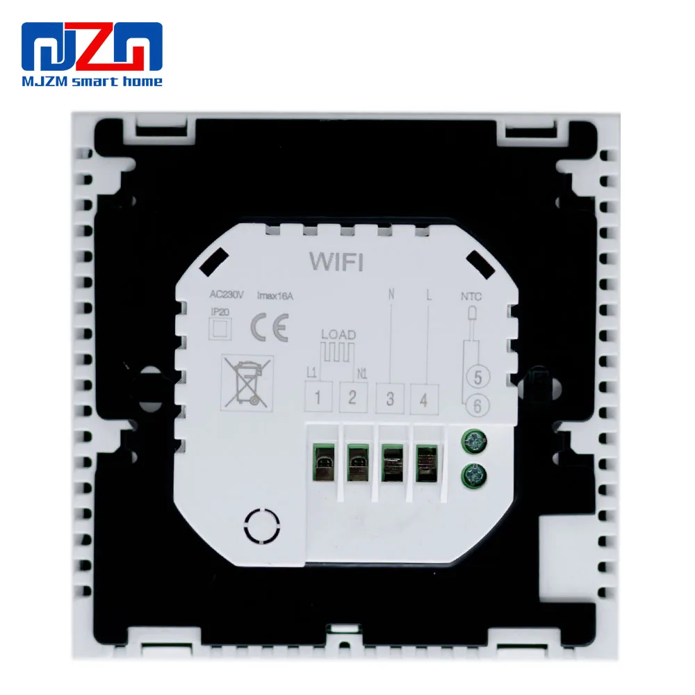 MJZM 3 шт. 16A02-5BB-WiFi термостат для теплого электрического пола Умный Цифровой в