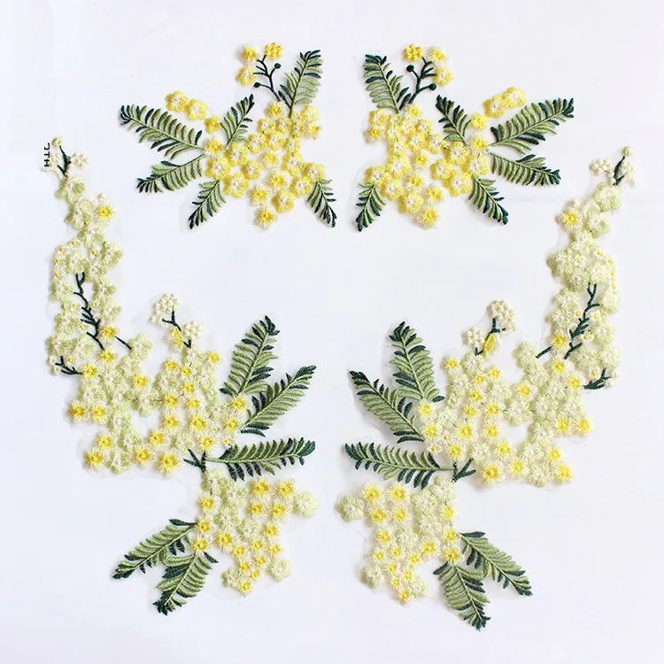 

grape plant 4pcs/set applique patches vintage embroidered badge fabric patch Fashion clothing decoration accessories patch