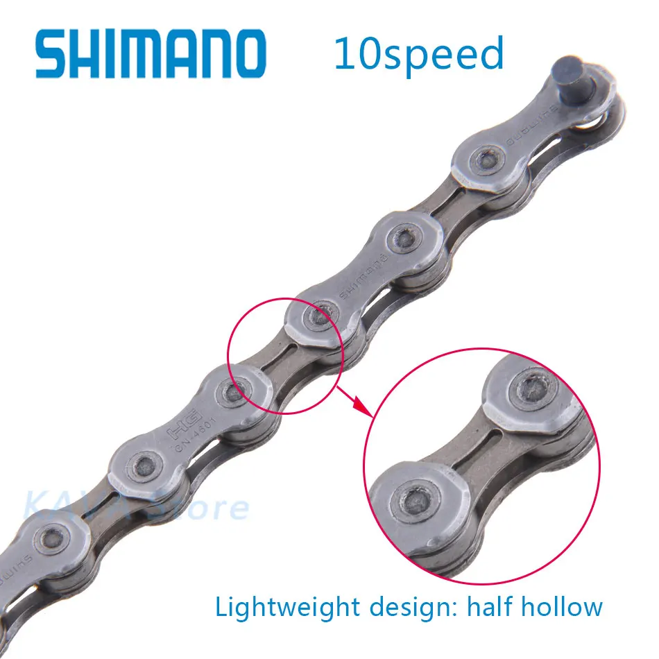 SHIMANO CN HG4601 горный велосипед цепи 10 цепь для скоростного велосипеда 114L 10/20 Вт 30