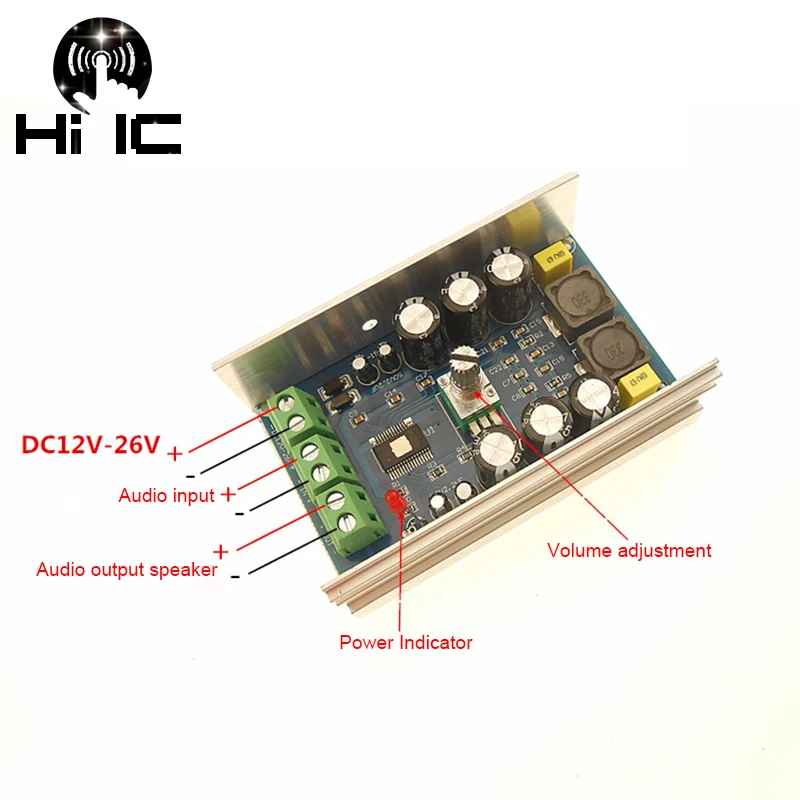 TPA3116 плата цифрового усилителя моно 100 Вт усилители DC12 26V усилитель DIY