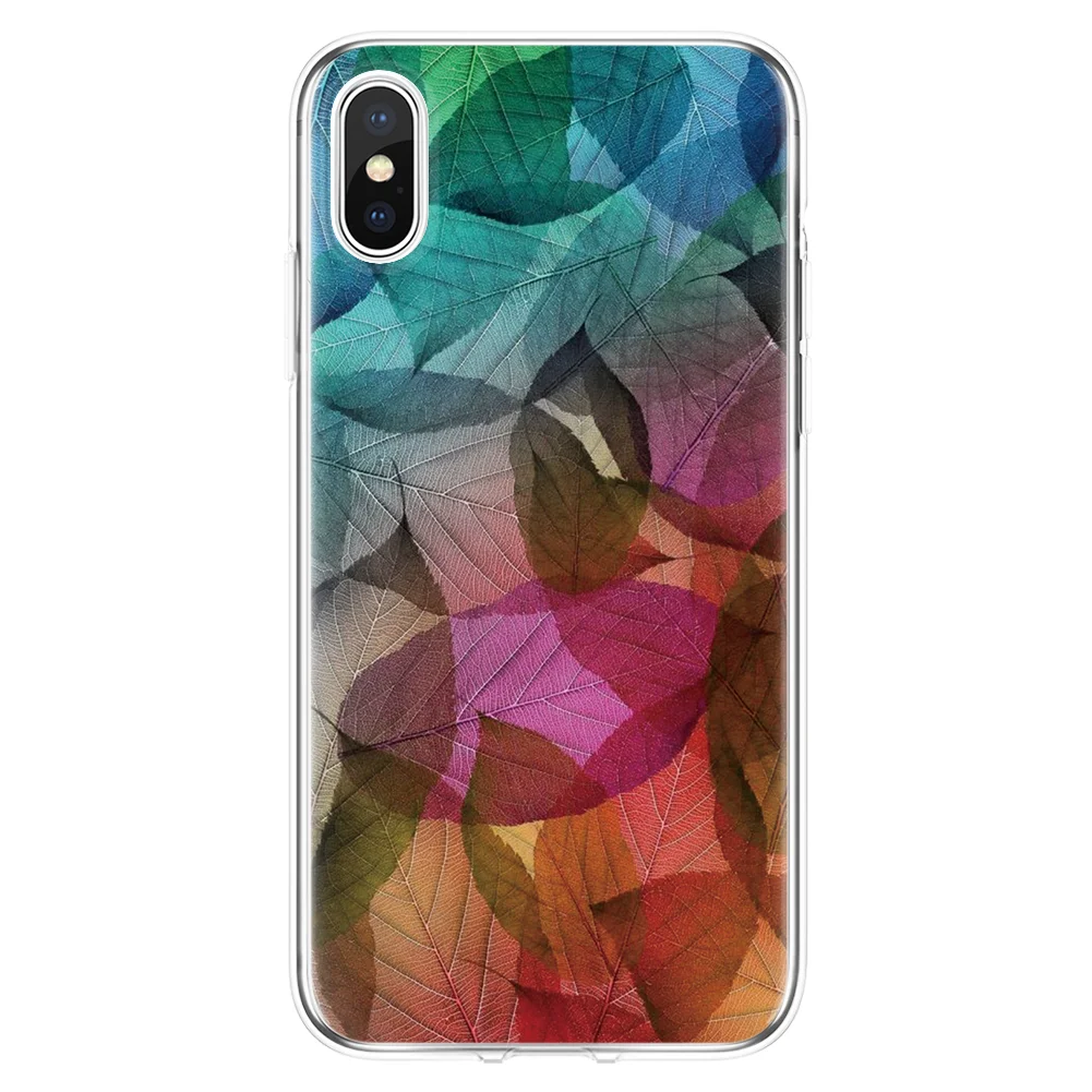 For iPhone 6 Plus 5 5S SE S 7 8 Fundas Coque Xs Max X XR Abstract painting Cover TPU case luxury |