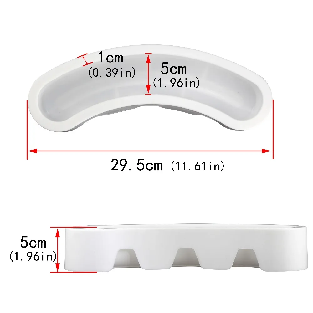 Силиконовая форма для торта в форме полумесяца 2 стиля инструменты выпечки