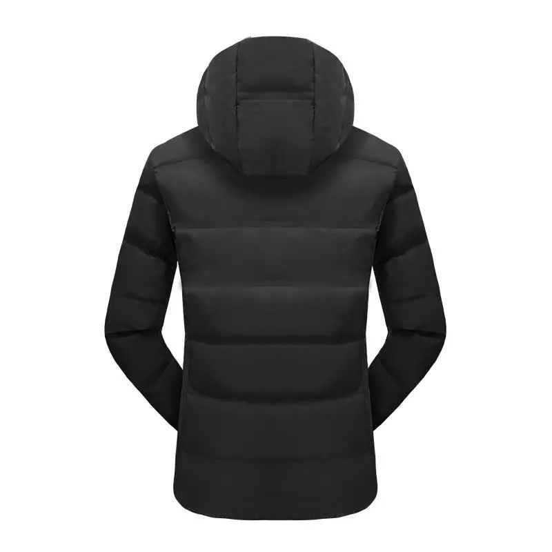 Новая зимняя теплая парка Мужская брендовая повседневная Толстая верхняя одежда