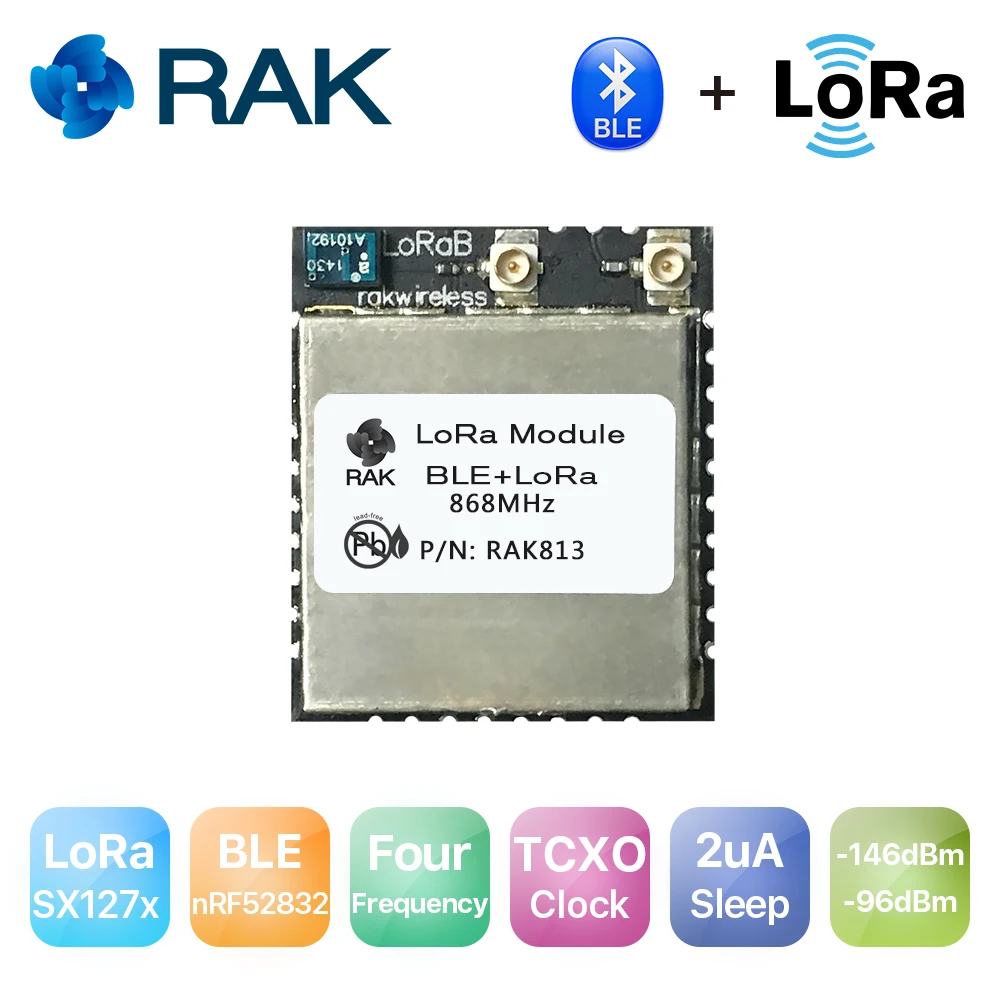 Низкая Мощность Lora шлюз модуль реле Модуль LoRaB V1.0 Bluetooth 5 LoraWan протокола TCXO LoRa часы