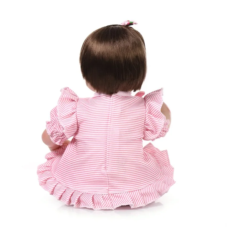 Npkколлекция 17 дюймов 40 см boneca reborn Мягкий силиконовый винил Настоящее мягкое прикосновение reborn baby doll детский подарок