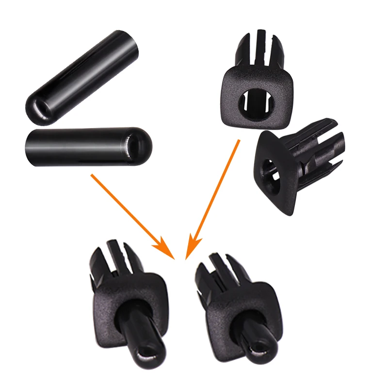 ABS + PC Автомобильная дверная защелка штифт винтовая ручка крышка отделка для BMW F10