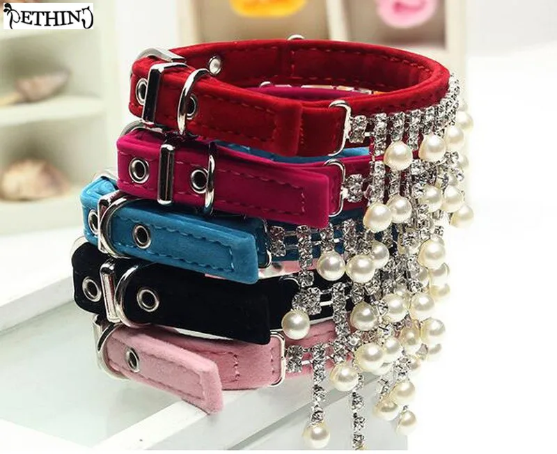 ETHIN Модные женские свадебные товары для питомцев бархатное ожерелье с