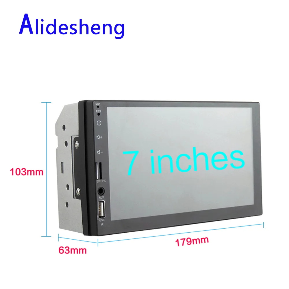 Автомобильный мультимедийный плеер 7 &quot2 DIN сенсорный экран HD MP5 Радио BT USB FM для