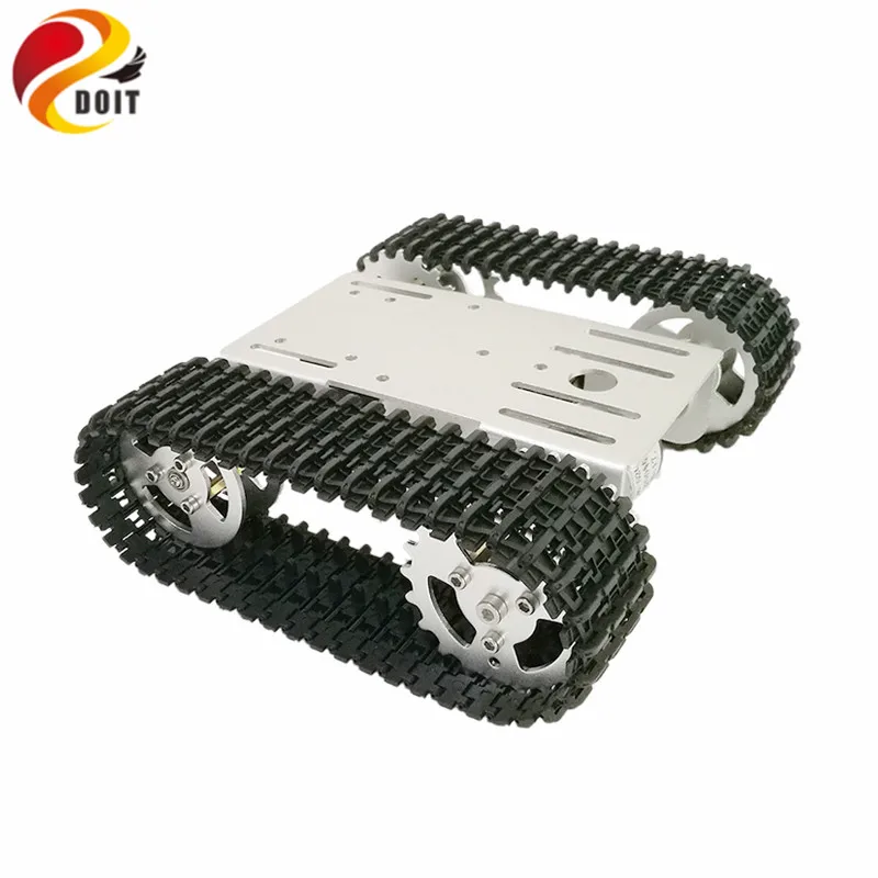 DOIT Robot Tank Car Kit mini T101 Роботизированная гусеничная платформа шасси с двигателем 33GB