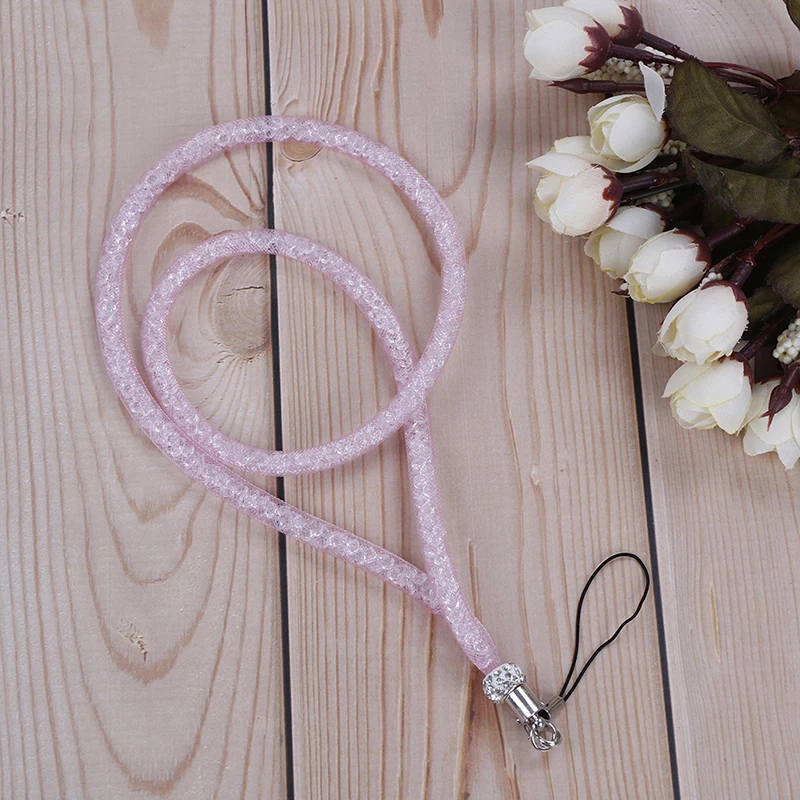 С украшением в виде кристаллов Шея ожерелье ремешок Ремешок U диск ID Рабочая