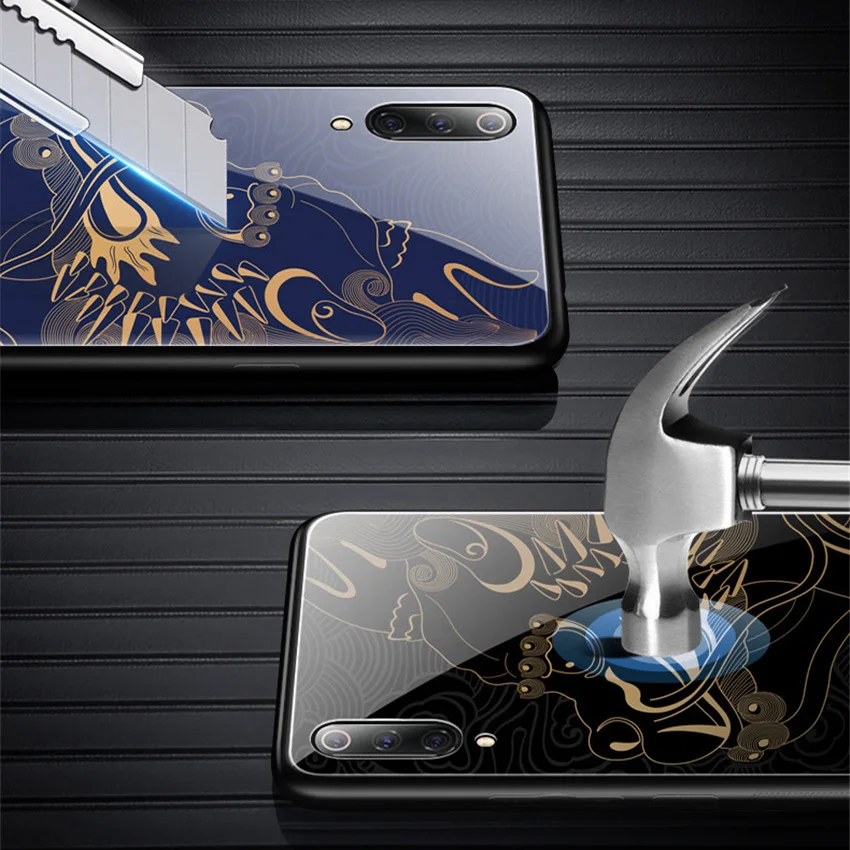 Чехол из закаленного стекла для телефона для Xiaomi mi 9 mi 9 Xiaomi mi 9 se global чехол Роскошный Aixuan чехол+ экранная пленка