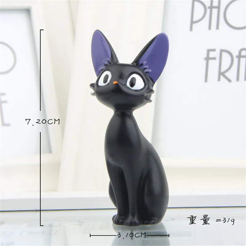 3 шт./лот Studio Ghibli Классический Аниме кошка Модель Цифры высокое качество смолы Pet