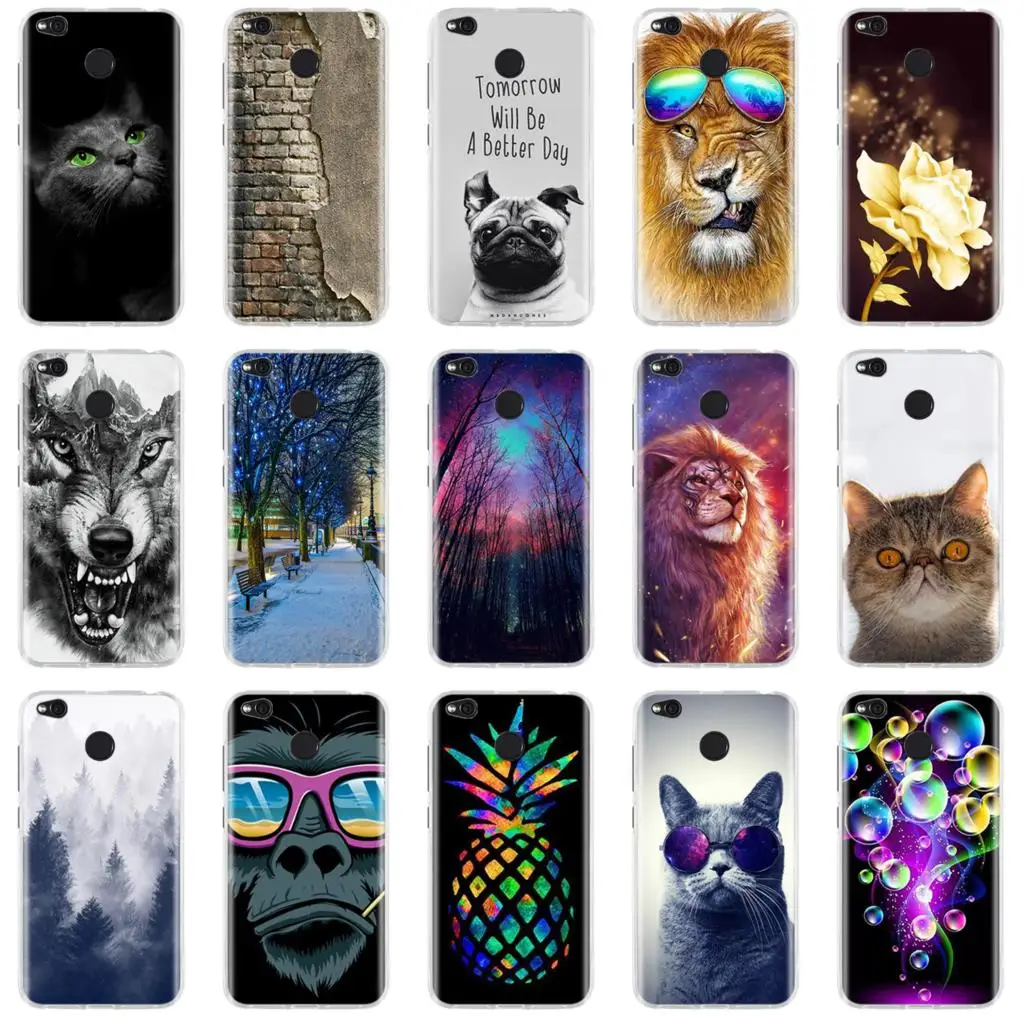 Case For Xiaomi Redmi 4X Cover 3D Cute Bags Soft Silicone TPU Redmi4x Phone Cases | Мобильные телефоны и аксессуары