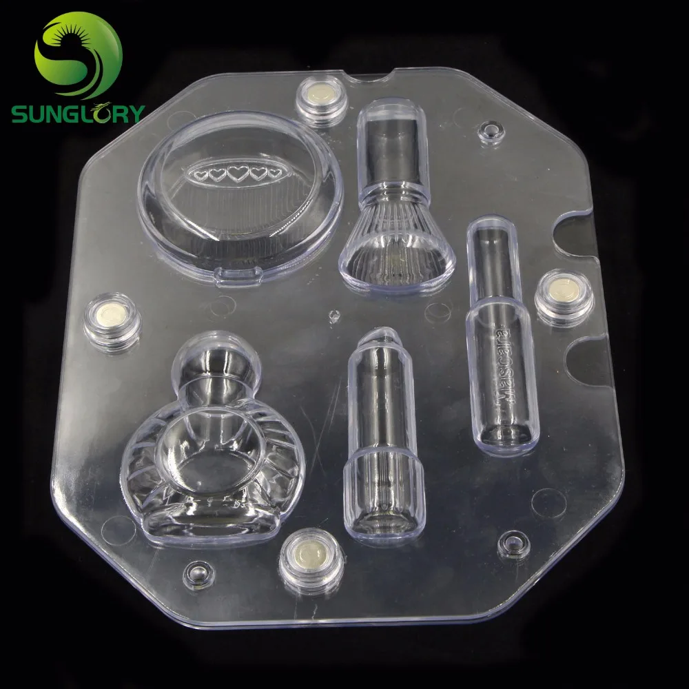 Большая поликарбонатная 3D Косметика сделай сам шоколадная форма стерео помада