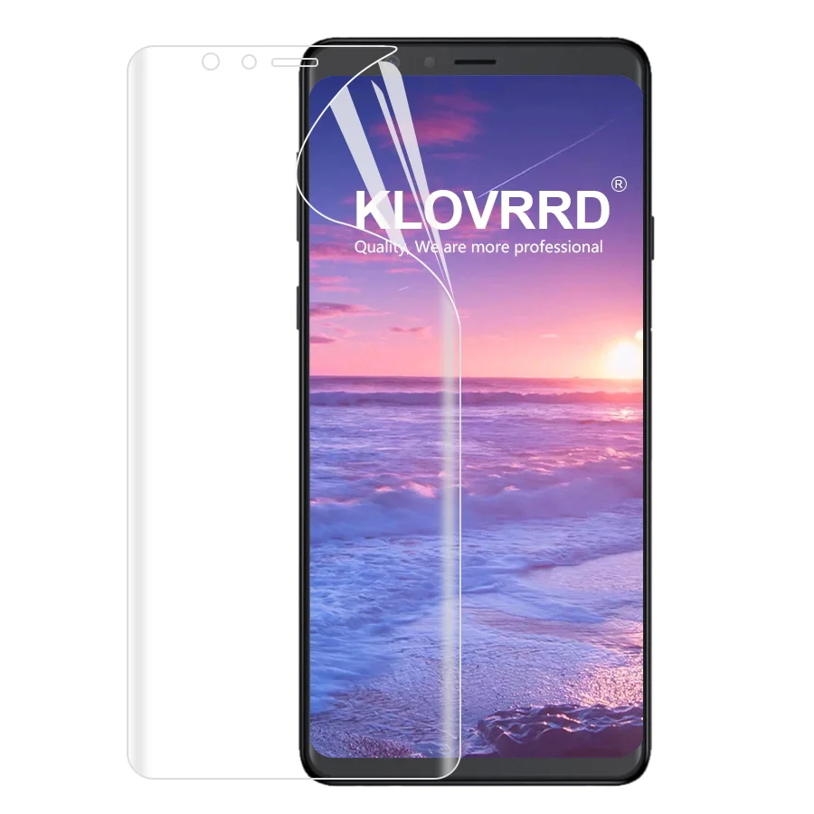 Передний + мягкая накладка на заднюю панель из пленка для samsung Galaxy A7 Экран полная