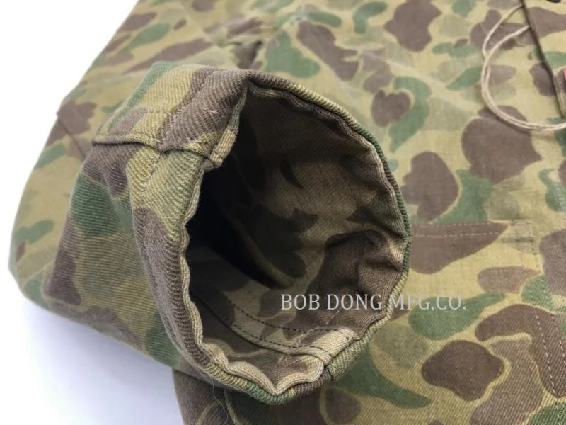 BOB DONG Repro USMC Тихоокеанская камуфляжная куртка 13,7 oz джинсовая Двусторонняя армейская куртка США