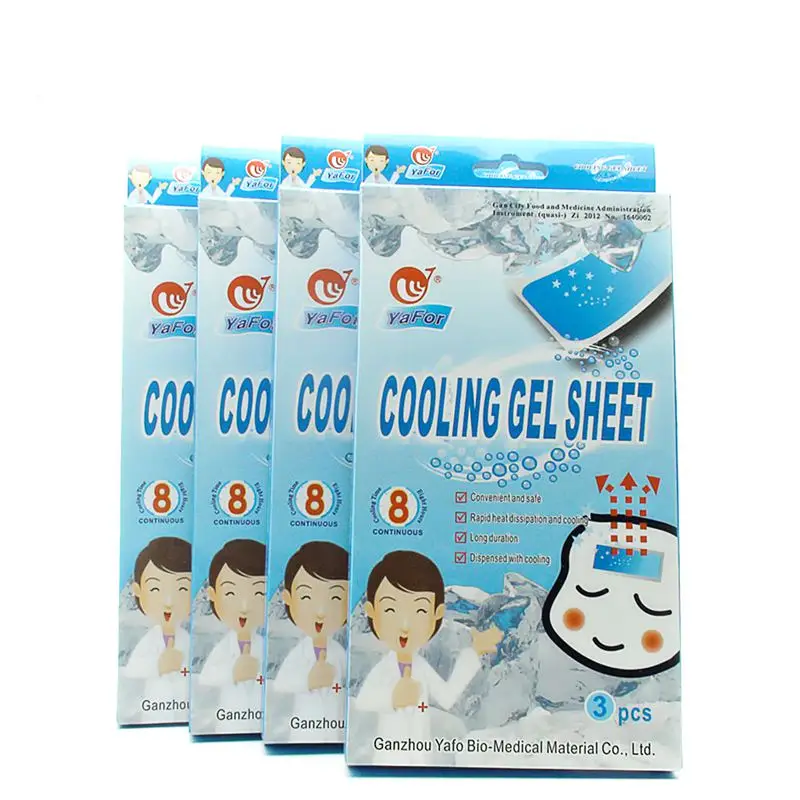 15pcs Medical Grade Hydrogel Multifunctional Forehead Cooling Patch of Fever Reducing Gel For Children&ampAdult |