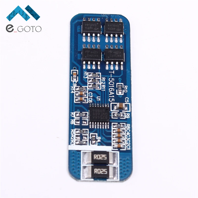 4S 8A 12.8V 18650 Lithium Iron Phosphate Battery Protection Board 50x16x2.6mm | Электронные компоненты и