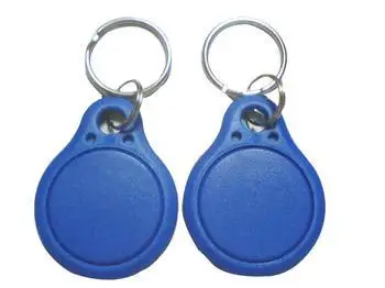 50 шт./лот LF 125 кГц ID карты RFID карты/KeyTag/брелок для ключей с TK4100 чип времени
