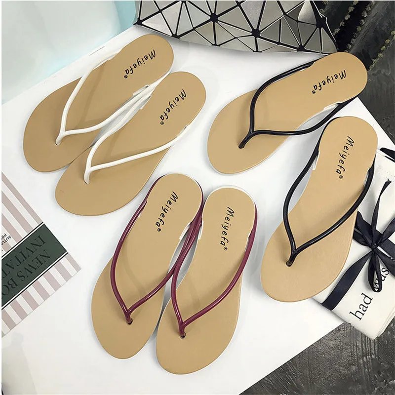 Шлепанцы женские RUIDENG из ПВХ летние белые черные красные | Обувь