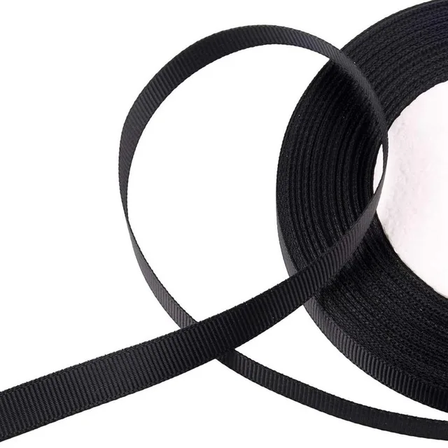 Лента Корсажная однотонная декоративная 10 мм 25 ярдов|25 yard|grosgrain ribbon rollribbon roll |