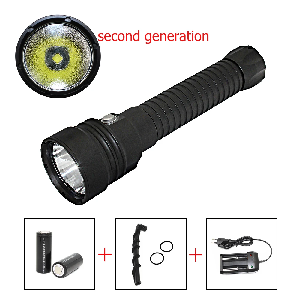 Светодиодный светильник Uranusfire XHP70 4200LM CREE светодиодный светильник для дайвинга 100 м водонепроницаемый фонарь Lanterna белый светильник