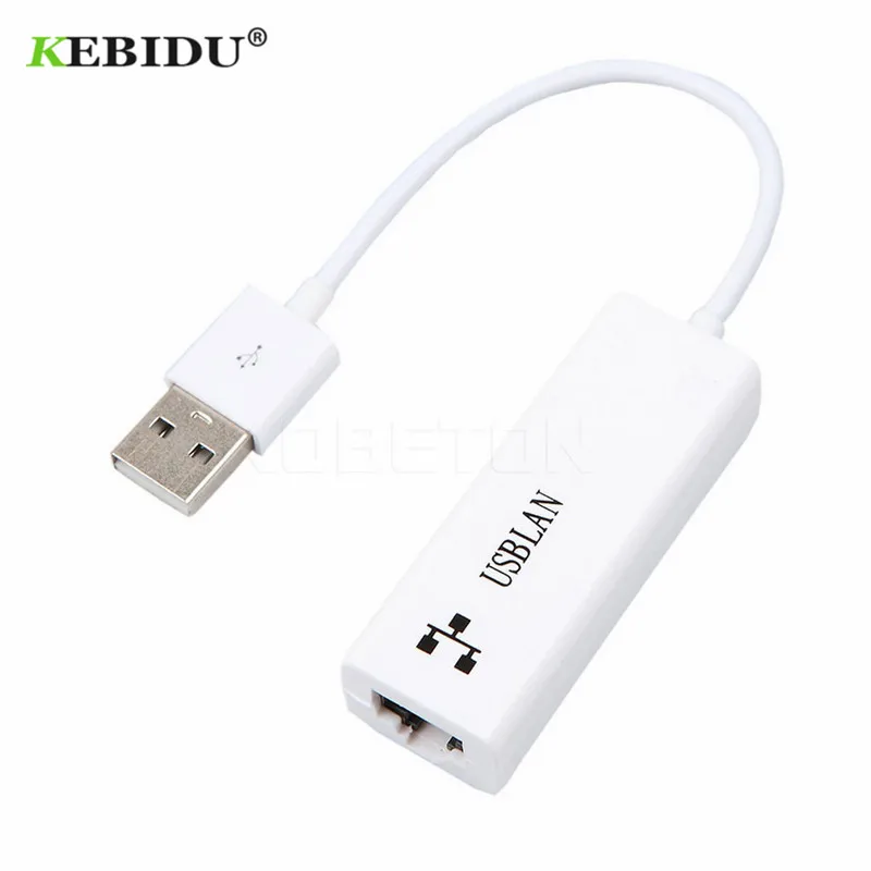 KEBIDU Ethernet USB 2 0 к RJ45 Lan сетевая карта адаптер для Mac OS ПК ноутбука SmartTV Win 10 7 8 XP|usb 2.0 to