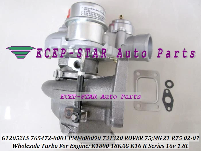 GT2052LS PMF000090 731320 5001S 765472 5002S Турбокомпрессор для ROVER 75 MG ZT R75 K Serie K16 16V 1.8L P K1800 18KAG|turbocharger