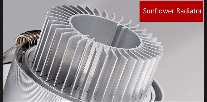 Серебряный корпус 9 Вт 3x3 светодиодный встраиваемый светильник высокой мощности