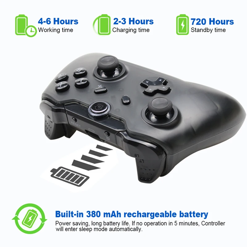 Беспроводной контроллер Pro для Nintendo Switch геймпад ns Joypad консоли джойстик PC Win 7/8/10