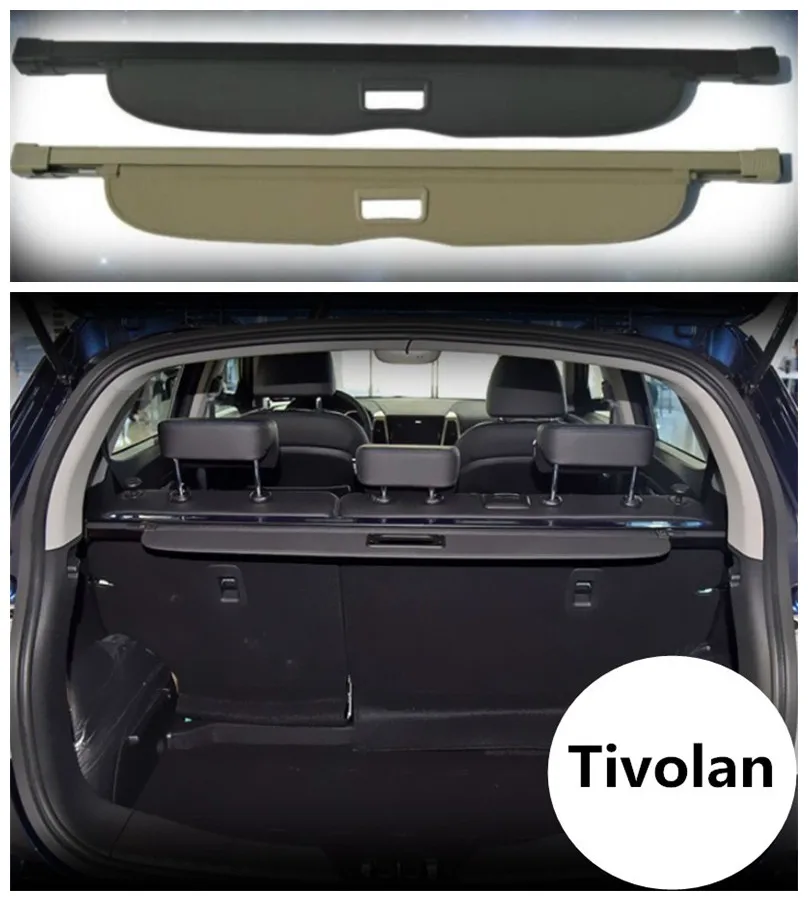 Защитный экран для заднего багажника Ssangyong Tivolan 2015 2016 2017 2018 высококачественные