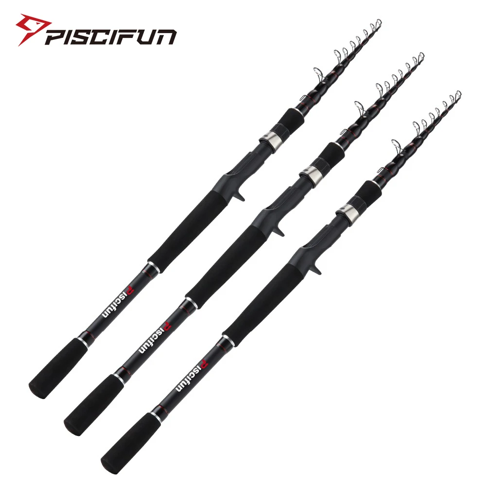 Piscifun Traveler карбоновая удочка для заброса приманки 2 1 М 4 м портативная