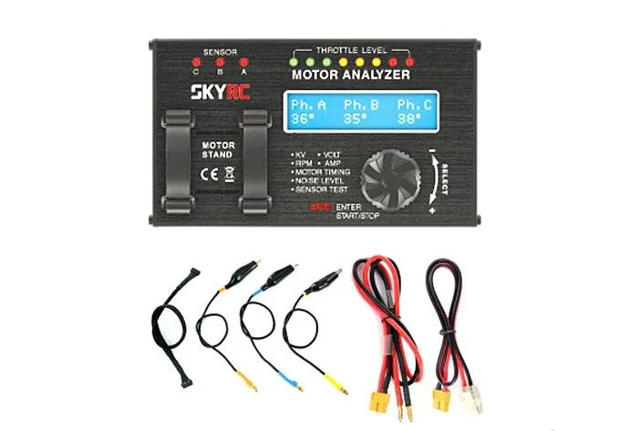 SKYRC бесщеточный мотор ЖК дисплей анализатор двигателя тестер SK 500020 с Экран