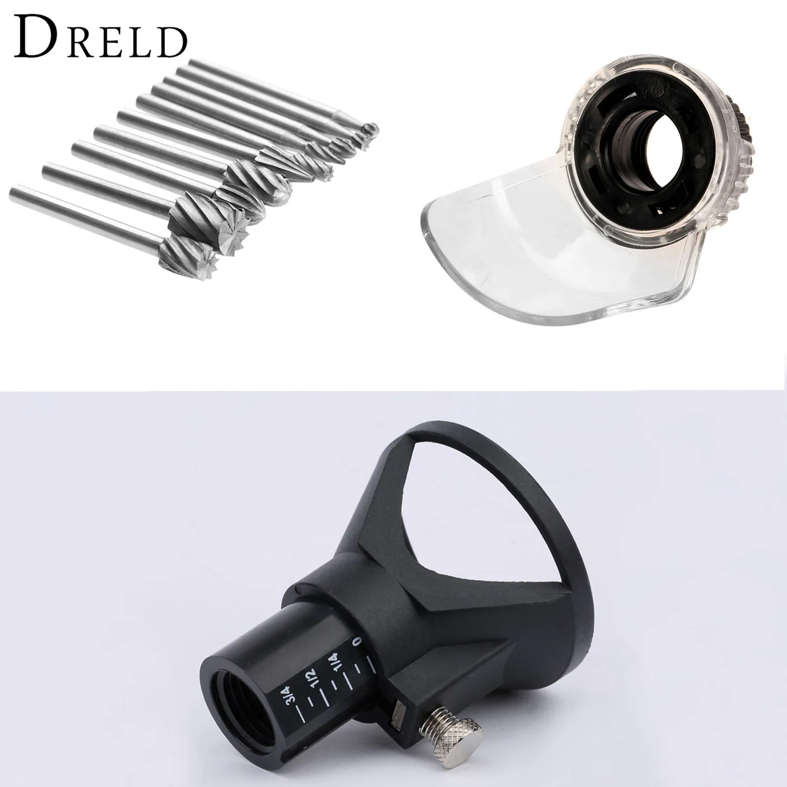 10 шт. фрезы для дрели с защитным чехлом|burrs for dremel|milling burrsgrinding bit |