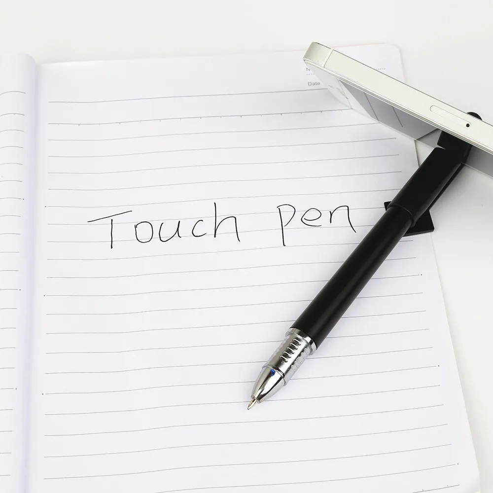 Многофункциональный мобильный телефон Стилус + Шариковая ручка держатель