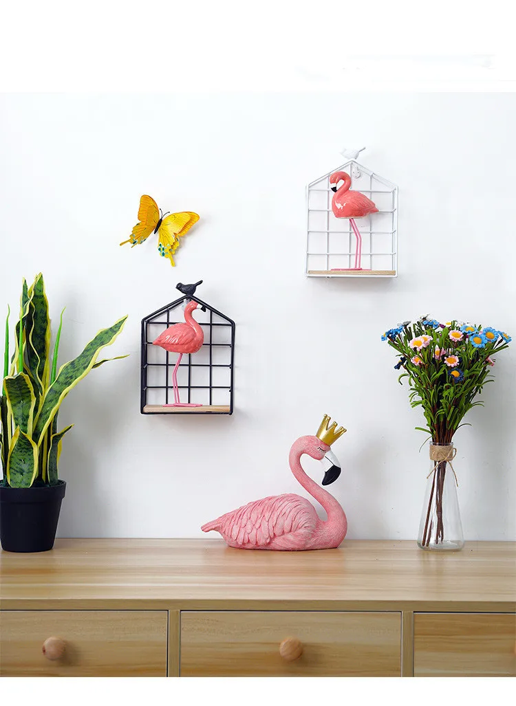 1 шт. клетка для птиц железная полка стен металлическая подвесная хранения цветов