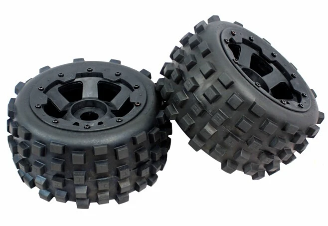 Радиоуправляемая внедорожная задняя шина с нейлоновой ступицей для Rovan HPI Baja 5B King