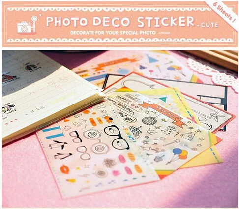 Милые полупрозрачные наклейки для детской фотосъемки с днем рождения