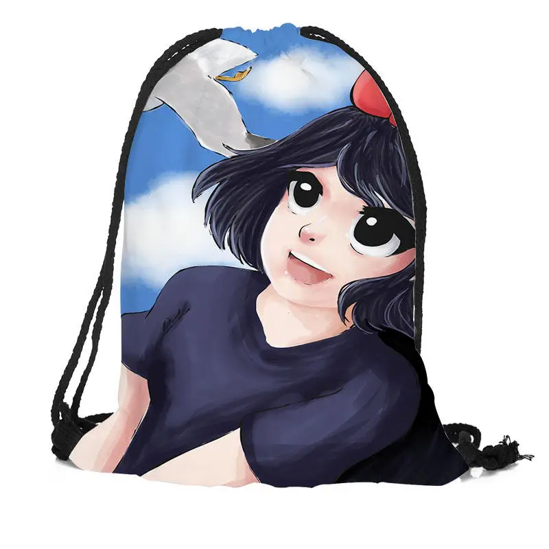Рюкзаки Kiki с сумочкой на шнурке для мужчин и женщин дорожные сумки мягкой спинкой